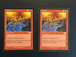 MTG - Bedlam - Urza's Saga - Set of 2 - LP (Magic: The Gathering) - Image 1