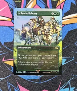 A Realm Reborn NM Borderless Chocobo Track Foil MTG Final Fantasy Unplayed Magic - Image 1
