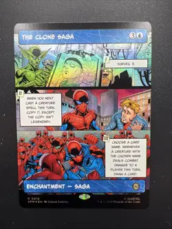 MTG Magic the Gathering The Clone Saga (219/308) Marvel's Spider-Man NM FOIL - Image 1