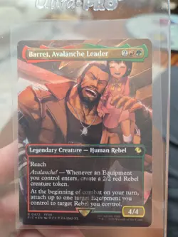 Barret, Avalanche Leader (Borderless) (Chocobo Track Foil) - Image 1