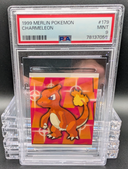 1999 MERLIN POKEMON CHARMELEON #179 PSA 9 - Image 1