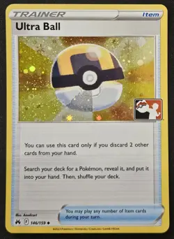 SWIRL Ultra Ball 146/159 Play! Prize Pack Series 4 Promo Cosmos Holo Pokemon NM - Image 1