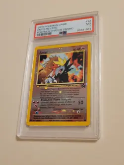 Entei Reverse Holo - Pokemon WOTC Black Star Promo #34 - Excellent PSA 5 - Image 1