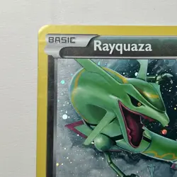 Pokemon TCG Rayquaza XY64/211 XY Black Star Promos Holo Rare MP Pokemon Card - Image 2