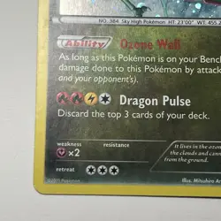 Pokemon TCG Rayquaza XY64/211 XY Black Star Promos Holo Rare MP Pokemon Card - Image 5