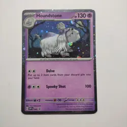 Pokemon TCG Houndstone SVP Black Star Promos SVP042 Cosmos Holo Promo - Image 1