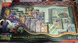 Pokemon: Paldean Fates Great Tusk Iron Threads Ex Premium Collection LOT of 3 - Image 1