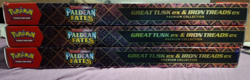 Pokemon: Paldean Fates Great Tusk Iron Threads Ex Premium Collection LOT of 3 - Image 2