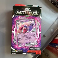 Pokemon Tinkaton ex Battle Deck Factory Sealed - Image 2