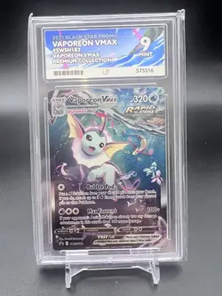 Pokemon TCG - Sword & Shield - Vaporeon VMAX - Black Star Promo - #SWSH182 - Image 1