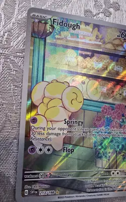 Pokemon Fidough Illustration Rare SV01: Scarlet & Violet Base Set 213/198 (NM) - Image 2