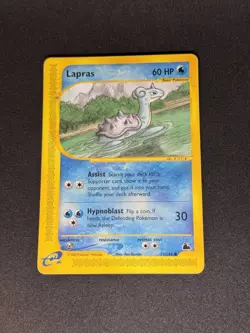 POKEMON TCG 1 COMMON LAPRAS 71/144 SKYRIDGE EXC 2003 E-READER (LP-) - Image 1