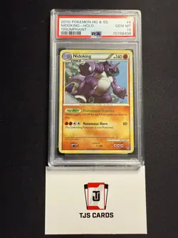 Nidoking - PSA 10 - Holo Triumphant 6/102 - Pokemon - Image 1