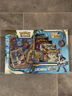 Pokemon Lucario VSTAR Premium Collection Box: New & Sealed 820650850172 - Image 1
