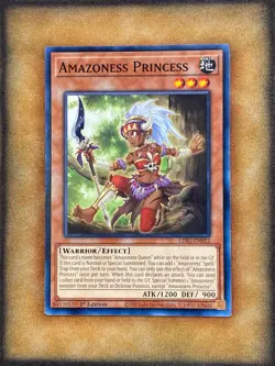 Yugioh Amazoness Princess LDS1-EN022 Common 1st Ed NM - Image 1