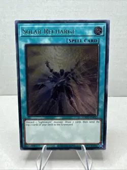 Yugioh! NM Solar Recharge - LODT-EN052 - Ultimate Rare - Unlimited Edition Moder - Image 1