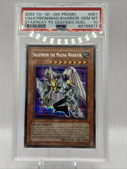 Yu-Gi-Oh Valkyrion the Magna Warrior - SDD-001 - 2003 Promo PSA 10 - Image 1