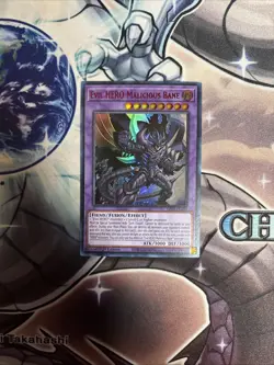 (AY) Yugioh: Evil HERO Malicious Bane - LDS3-EN033 (Red) - Ultra Rare 1st Ed VLP - Image 1