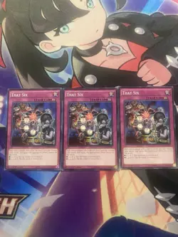 Yu-Gi-Oh! That Six DUEA-EN080 Duelist Alliance 1st Edition Common VLP-NM x3 - Image 1