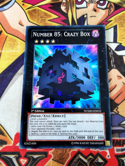 Number 85: Crazy Box numh-en033 1st Edition (LP) Super Rare Yu-Gi-Oh! - Image 1
