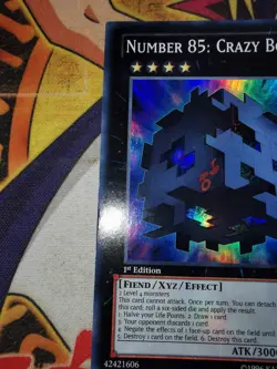 Number 85: Crazy Box numh-en033 1st Edition (LP) Super Rare Yu-Gi-Oh! - Image 3