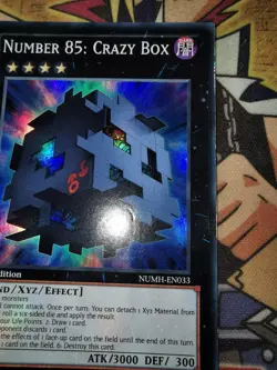Number 85: Crazy Box numh-en033 1st Edition (LP) Super Rare Yu-Gi-Oh! - Image 5