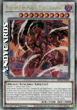 ARCIDEMONE DRAGO ROSSO TIRANNO • Quarter Century • MP24 IT043 • 1Ed • Yugioh! - Image 1