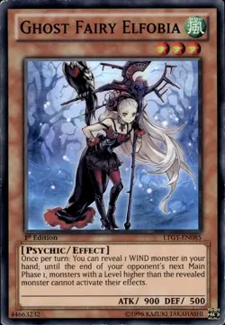 Ghost Fairy Elfobia - Super Rare 1st Edition LTGY-EN085 - MP - YuGiOh - Image 1