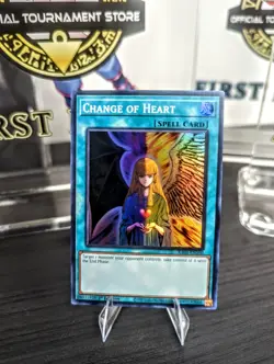 Yu-Gi-Oh! Change of Heart RA01-EN050 Super Rare - Image 1