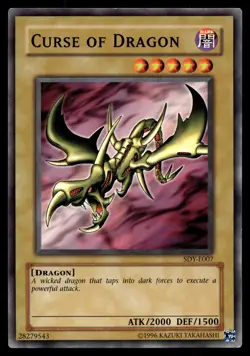 CURSE OF DRAGON SDY-008 COMMON STARTER DECK: YUGI YU-GI-OH - Image 1