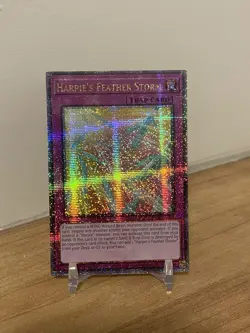 Yugioh - Harpie’s Feather Storm Quarter Century Secret Rare - RA01-EN73 - Image 1
