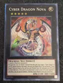 Cyber Dragon Nova OP17-EN006 OTS Tournament Pack 17 Unlimited Yugioh - Image 1