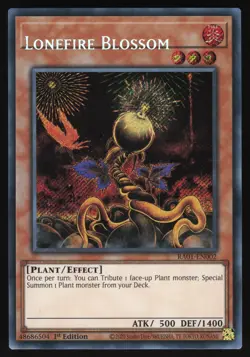 Lonefire Blossom NAME SHIFT MISPRINT - RA01-EN002 - Secret Rare - Yugioh - Image 1