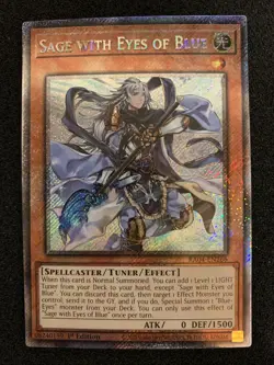 Yu-Gi-Oh! X2 Sage with Eyes of Blue (RA04-EN266) Platinum Secret R 1st Ed NM/M - Image 5