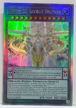Yugioh Asian-English Odd-Eyes Arcray Dragon AGOV-AE030 Holographic - Image 1