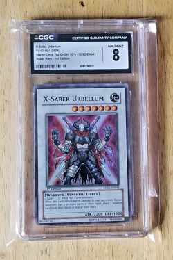Yugioh tcg- X-Saber Urbellum - (5DS2-EN043) 1st Edition - CGC Grade 8 - Image 1