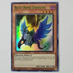 Blue Rose Dragon (Green) - LDS2-EN104 - NM/VLP - Ultra Rare - 1st ed - Yugioh - Image 1