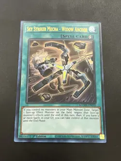Yugioh Sky Striker Mecha - Widow Anchor MAMA-EN010 Ultra Rare 1st Ed NM/M - Image 1