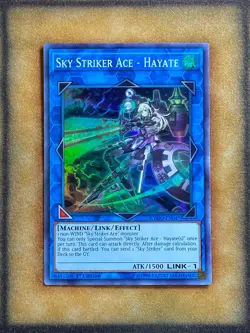 Yugioh Sky Striker Ace - Hayate CYHO-EN047 Super Rare 1st Ed LP - Image 1