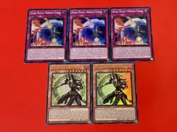 2x Dark Magician The Magician Of Black Magic 3x Dark Magic Mirror Force | YuGiOh - Image 1