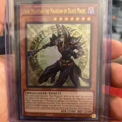 Yu-Gi-Oh Dark Magician Ultra Rare the Magician of Black Magic INFO-EN006 - Image 1