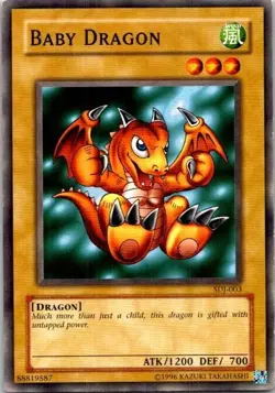 Baby Dragon #SDJ-003 Yu-Gi-Oh! Unlimited Lightly played - Image 1