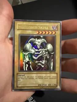 Summoned Skull MRD-003 Foil Bleed Yugioh 2002 Metal Raiders Unlimited MP - Image 1