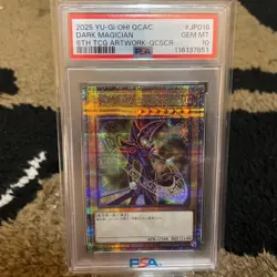 PSA10 Dark Magician 25th Alternate Art YuGiOh Card Collectible Authentic - Image 1
