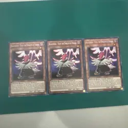 3X Yugioh Blackwing - Vayu the Emblem of Honor BLCR-EN060 Secret Rare 1st Ed NM - Image 1