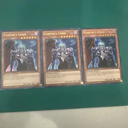 3X Yugioh Vampire's Curse MAMA-EN048 Ultra Rare 1st Edition NM - Image 1