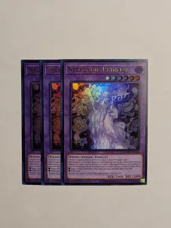 3x Necroquip Princess BLMM-EN146 Ultra Rare NM 1st Ed YUGIOH - Image 1