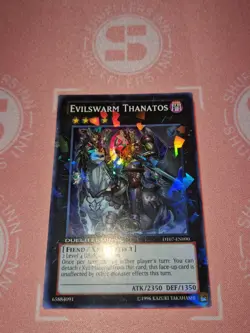 Evilswarm Thanatos (LP) DT07-EN090 Duel Terminal Super Rare - Image 1