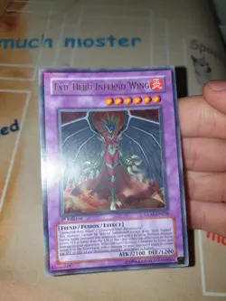 Evil Hero Inferno Wing (LP) GLAS-EN038 Ultra Rare 1st Edition - Image 2