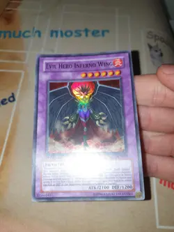 Evil Hero Inferno Wing (LP) GLAS-EN038 Ultra Rare 1st Edition - Image 3